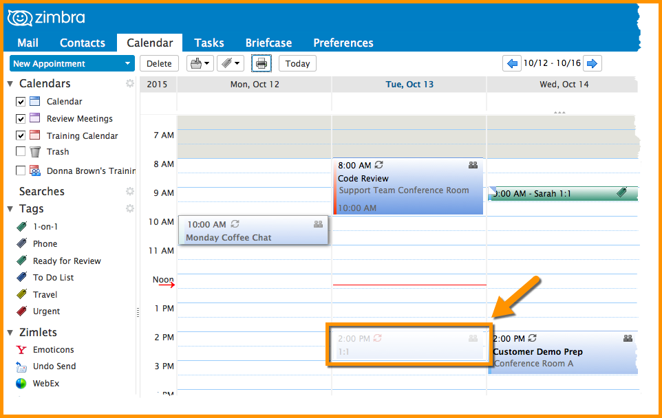 Did You Know Show/Hide Declined Meetings Zimbra Blog