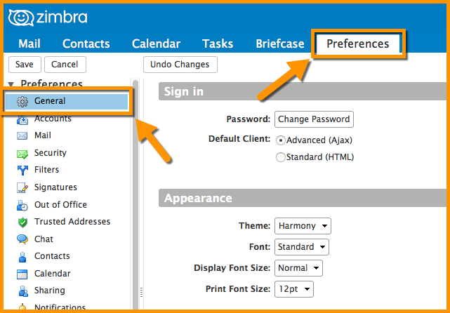 Change Zimbra Mobile Web Client to Default - Zimbra Forums